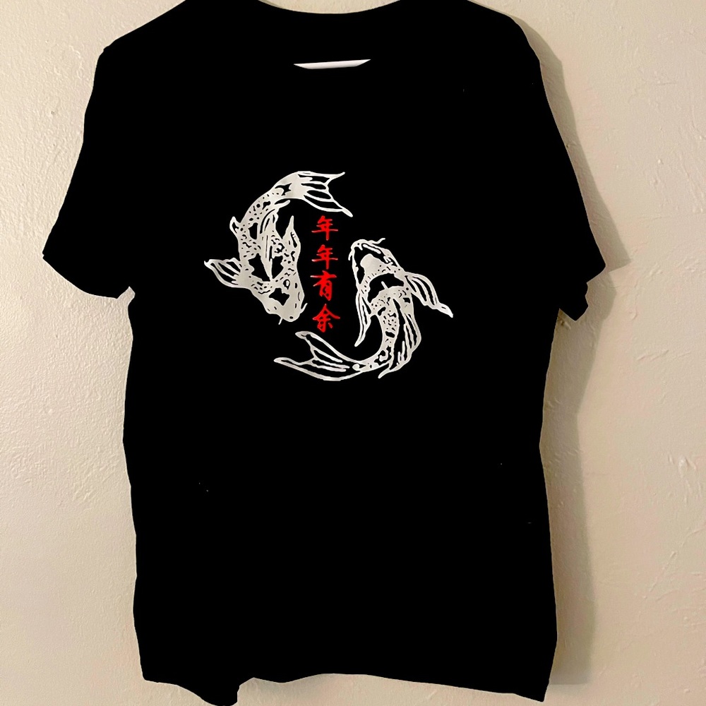 Oversized fish shirt